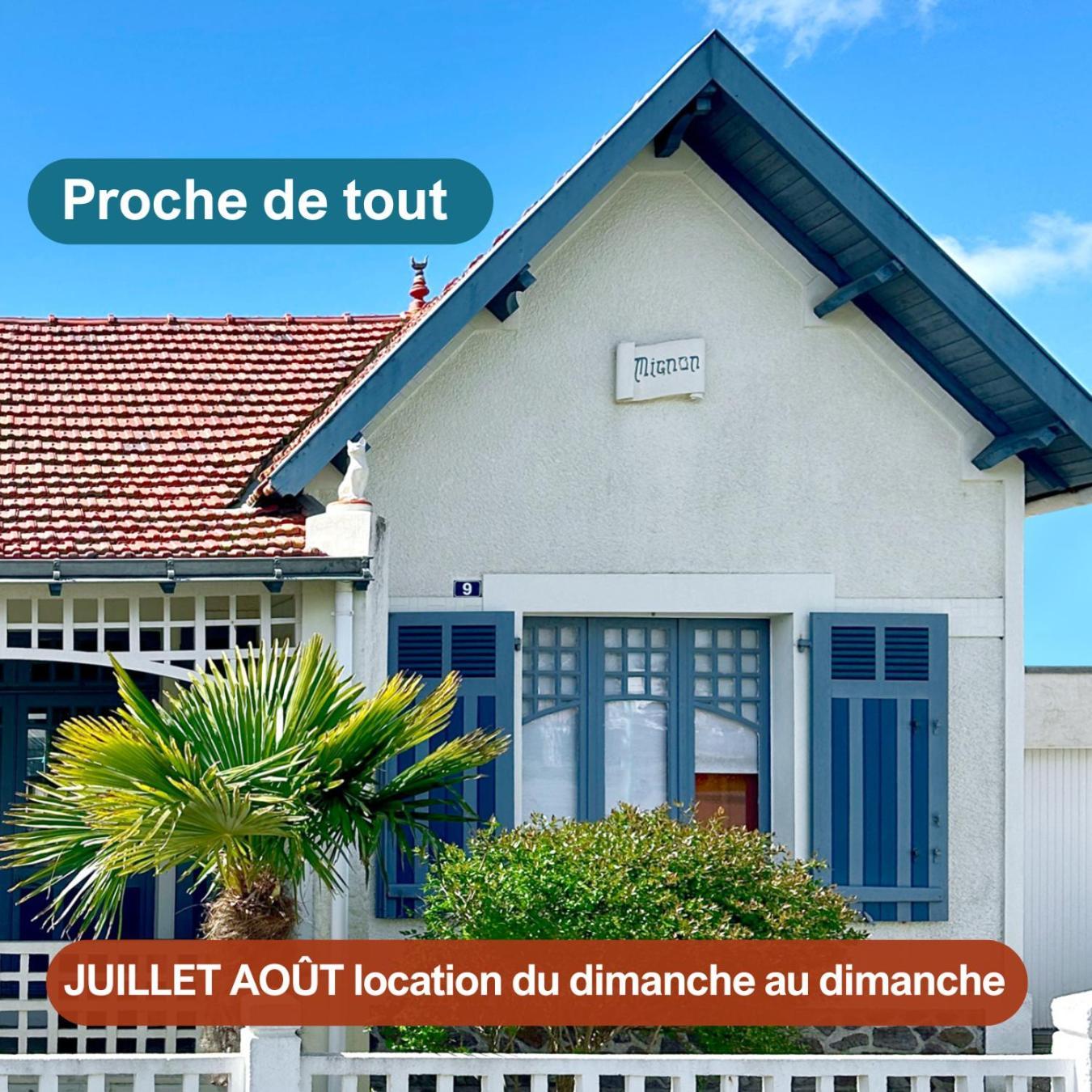 Villa "Mignon" Avec Studio Independant, Tout A Pied, Plage A 4 Mn, 6 Pers, 2 Sde Сен-Жан-де-Мон Экстерьер фото